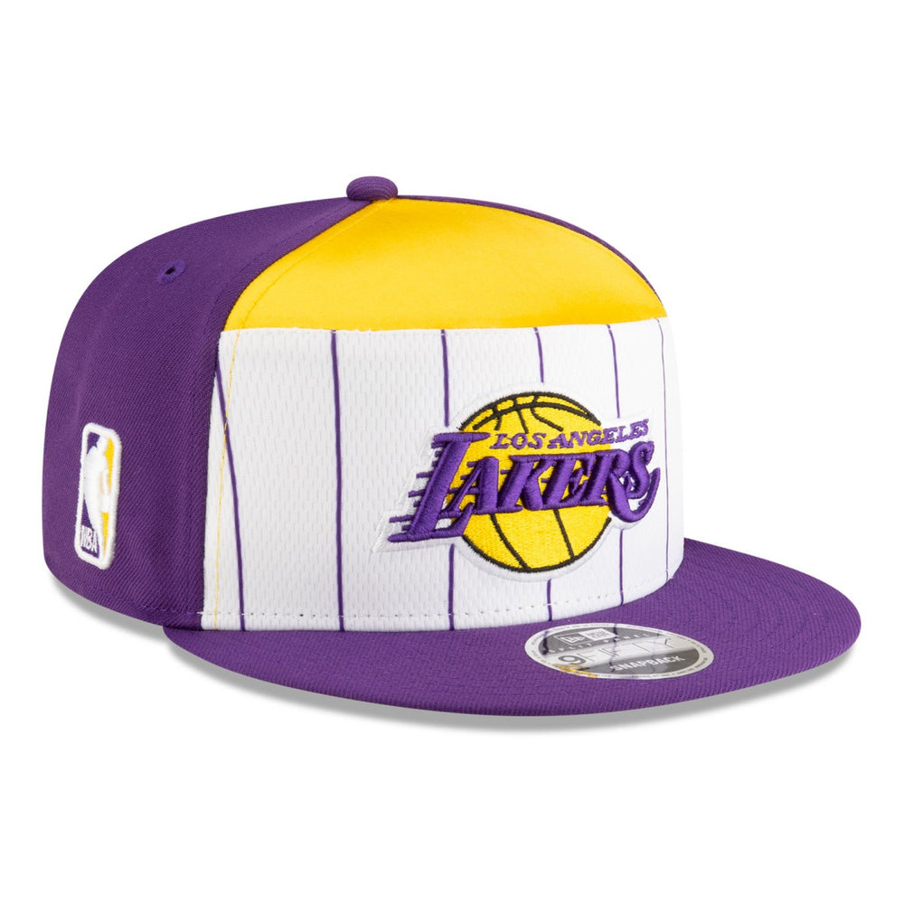 Los Angeles Lakers 2025 NBA Tip Off Split Panel 9FIFTY Snapback Hat Online