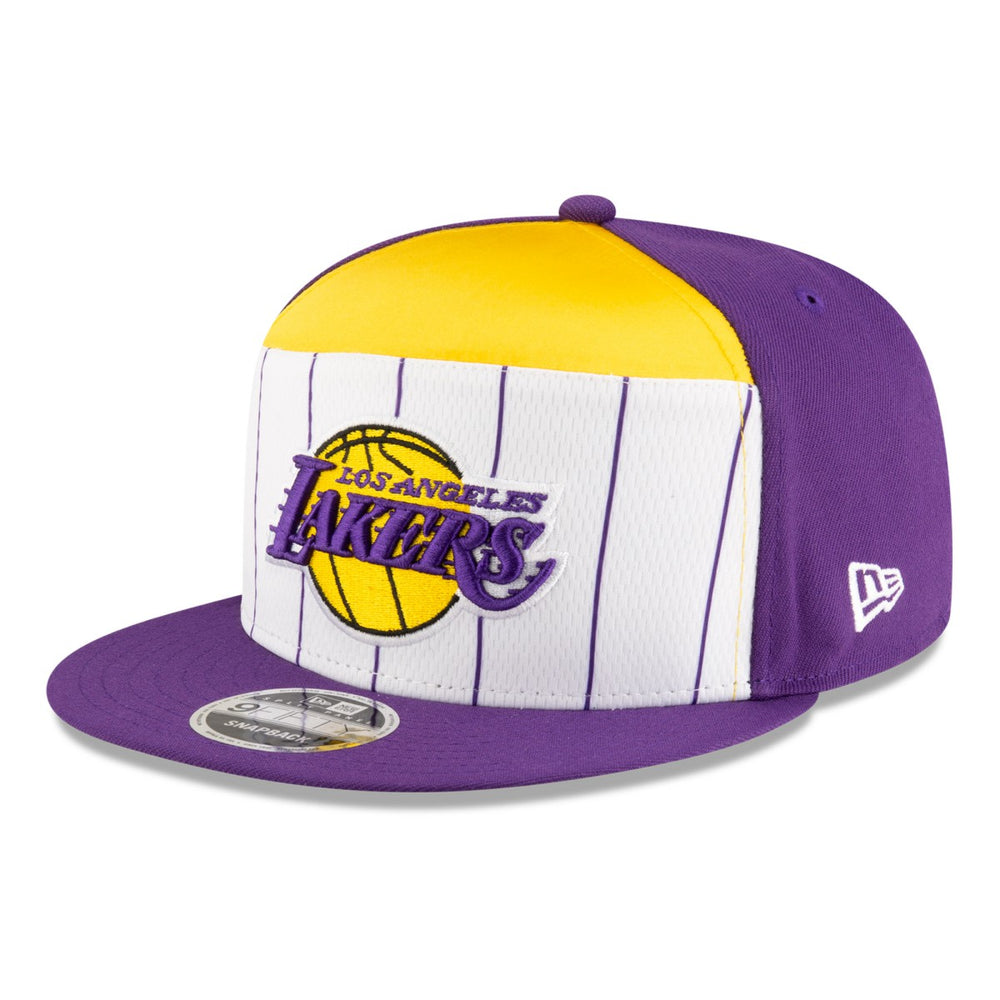 Los Angeles Lakers 2025 NBA Tip Off Split Panel 9FIFTY Snapback Hat Online
