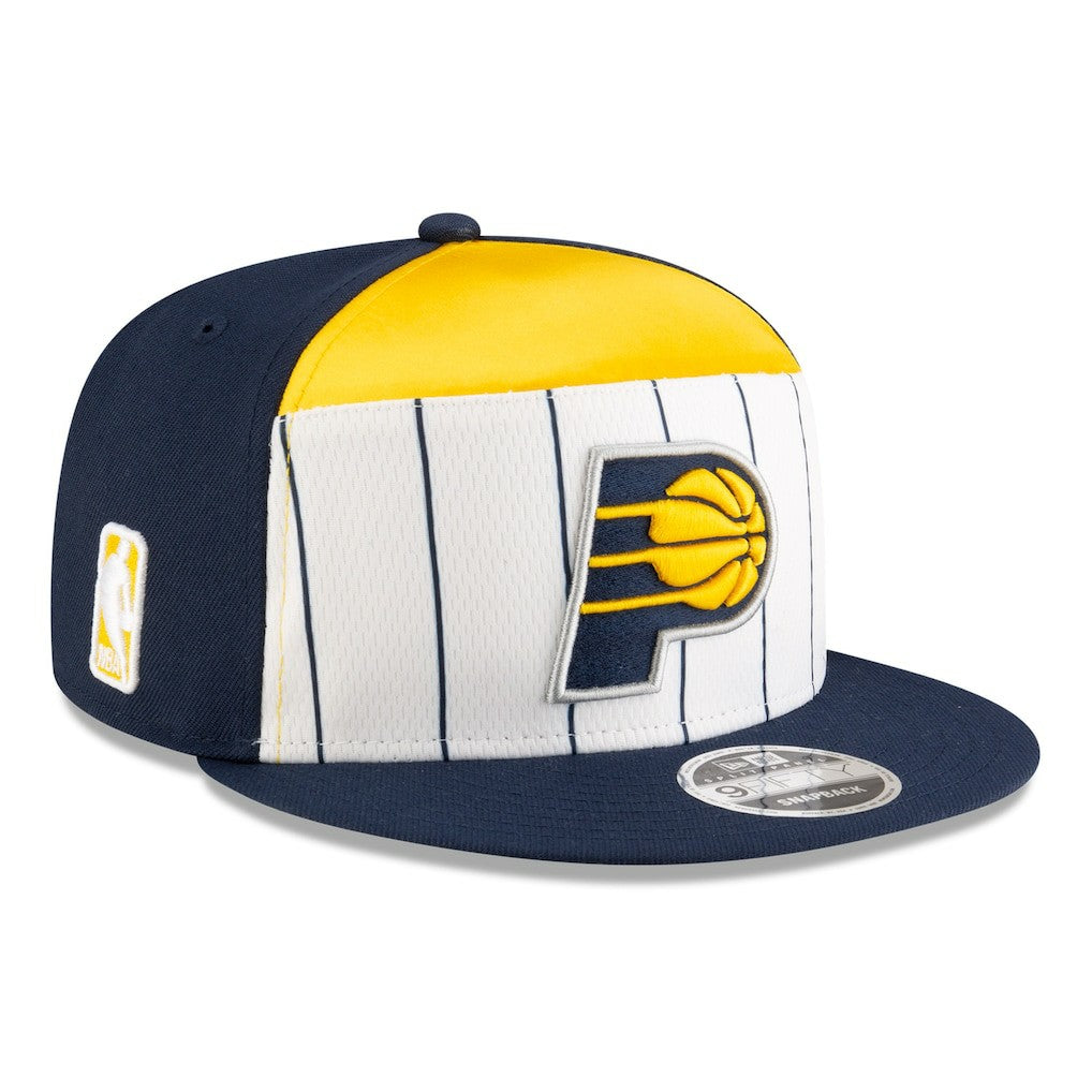 Indiana Pacers 2025 NBA Tip Off Split Panel 9FIFTY Snapback Hat On Sale