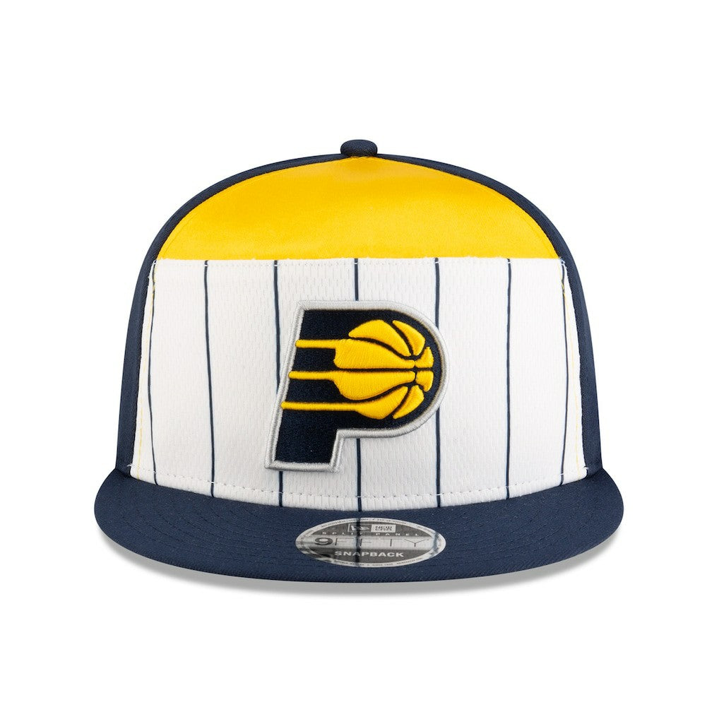 Indiana Pacers 2025 NBA Tip Off Split Panel 9FIFTY Snapback Hat On Sale