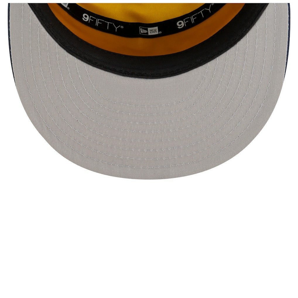 Indiana Pacers 2025 NBA Tip Off Split Panel 9FIFTY Snapback Hat On Sale