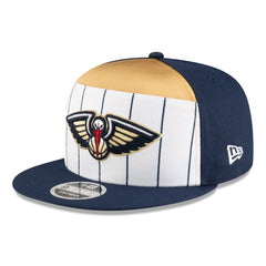 New Orleans Pelicans 2025 NBA Tip Off Split Panel 9FIFTY Snapback Hat On Sale