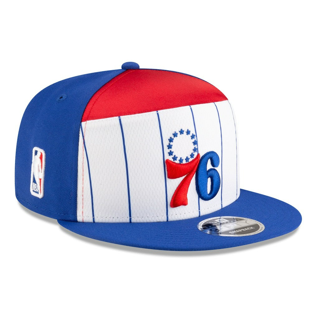 Philadelphia 76ers 2025 NBA Tip Off Split Panel 9FIFTY Snapback Hat On Sale