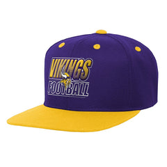 Minnesota Vikings  Outerstuff Youth Team Gradient Deadstock Snapback Hat
