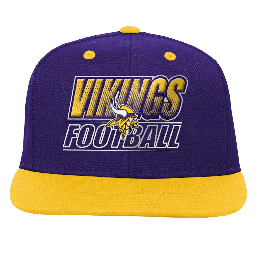 Minnesota Vikings  Outerstuff Youth Team Gradient Deadstock Snapback Hat