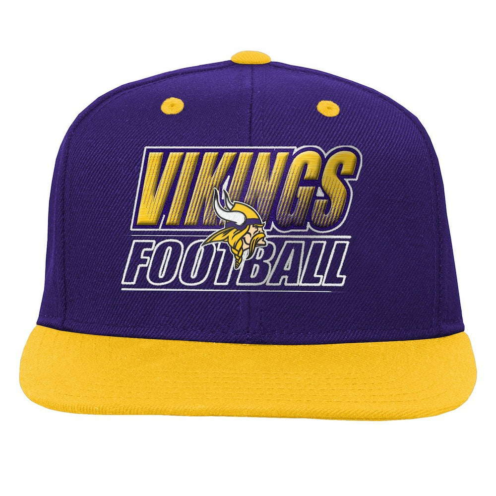 Minnesota Vikings  Outerstuff Youth Team Gradient Deadstock Snapback Hat