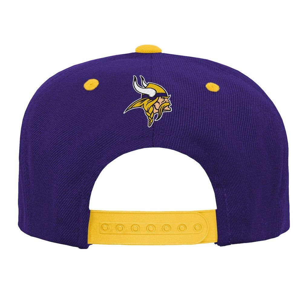 Minnesota Vikings  Outerstuff Youth Team Gradient Deadstock Snapback Hat