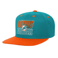 Miami Dolphins  Outerstuff Youth Team Gradient Deadstock Snapback Hat
