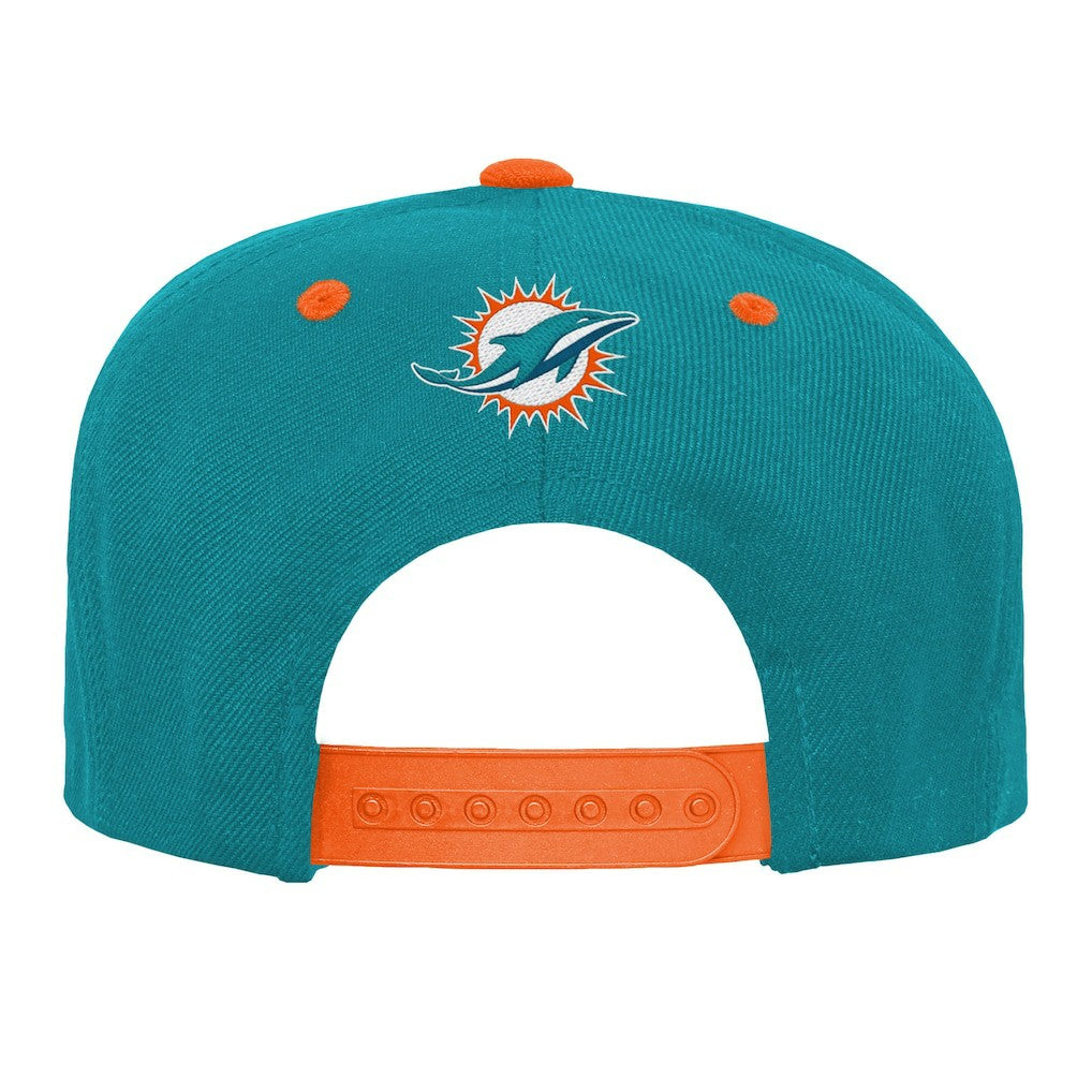 Miami Dolphins  Outerstuff Youth Team Gradient Deadstock Snapback Hat