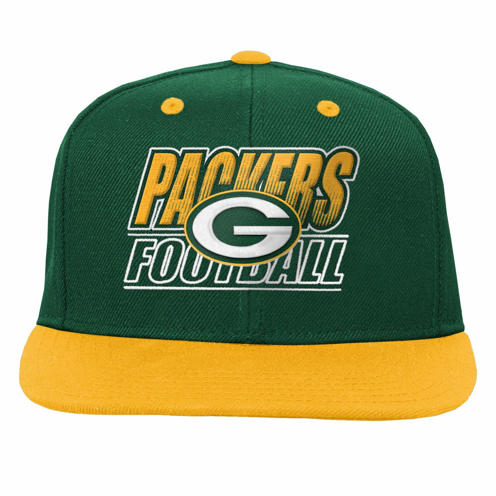 Green Bay Packers  Outerstuff Youth Team Gradient Deadstock Snapback Hat
