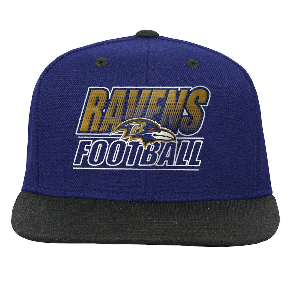 Baltimore Ravens  Outerstuff Youth Team Gradient Deadstock Snapback Hat