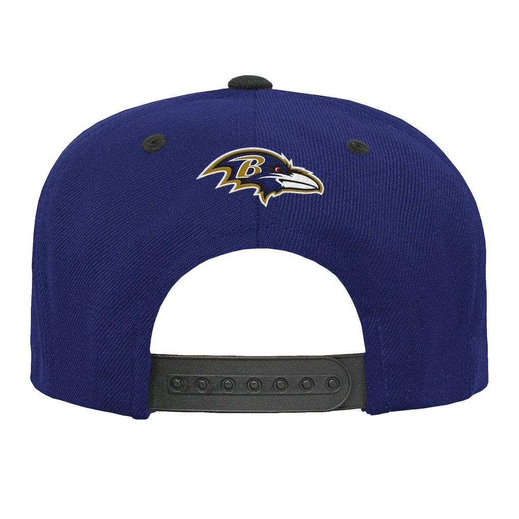 Baltimore Ravens  Outerstuff Youth Team Gradient Deadstock Snapback Hat