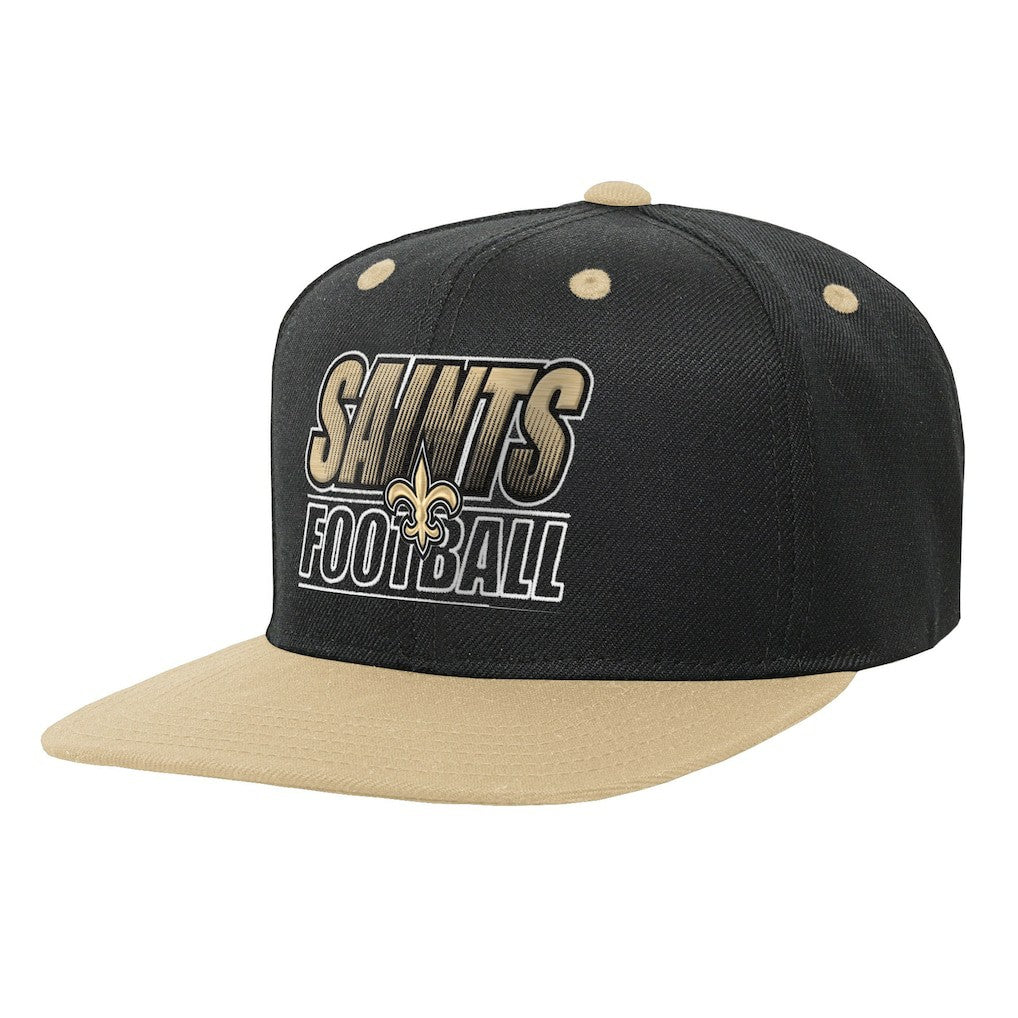 New Orleans Saints  Outerstuff Youth Team Gradient Deadstock Snapback Hat