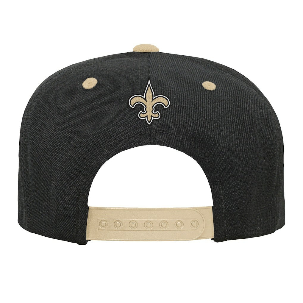 New Orleans Saints  Outerstuff Youth Team Gradient Deadstock Snapback Hat