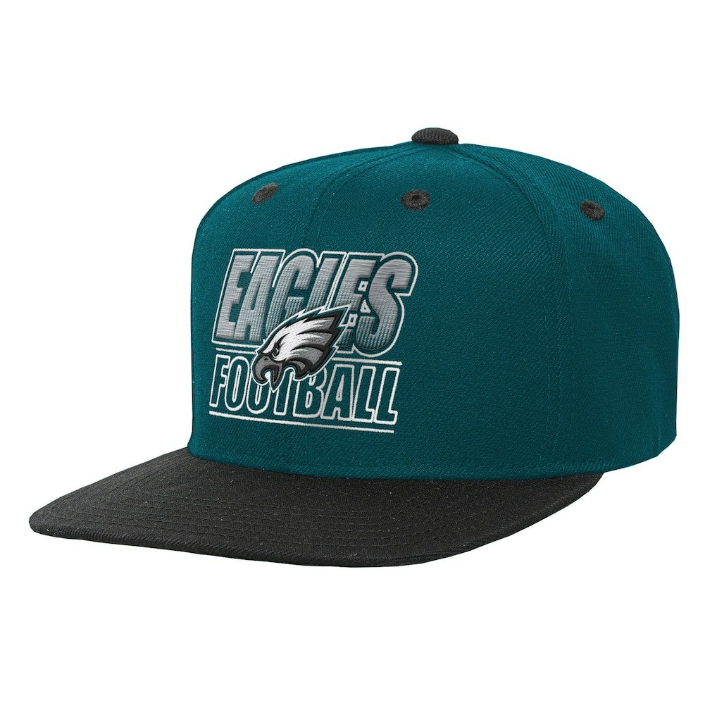 Philadelphia Eagles  Outerstuff Youth Team Gradient Deadstock Snapback Hat