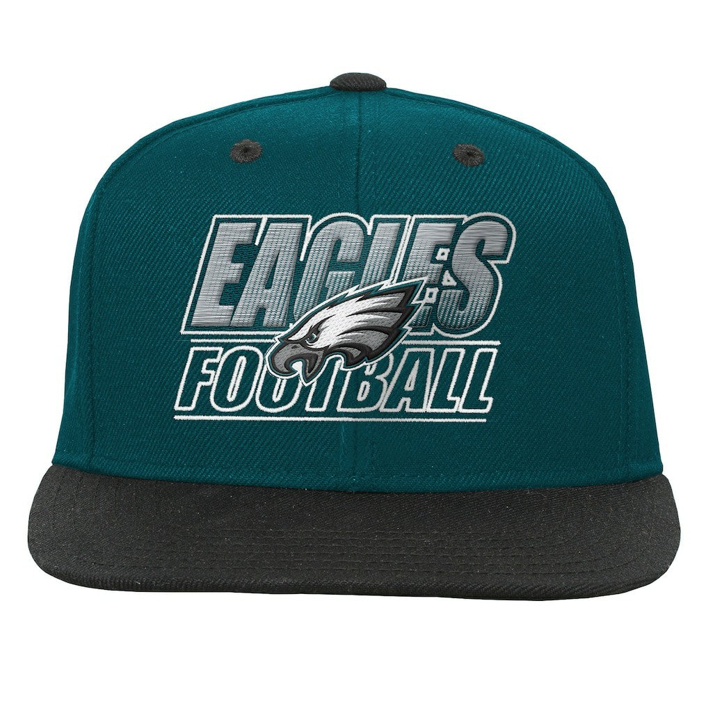 Philadelphia Eagles  Outerstuff Youth Team Gradient Deadstock Snapback Hat