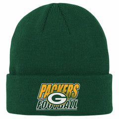 Green Bay Packers  Outerstuff Youth Team Gradient Cuffed Knit Hat