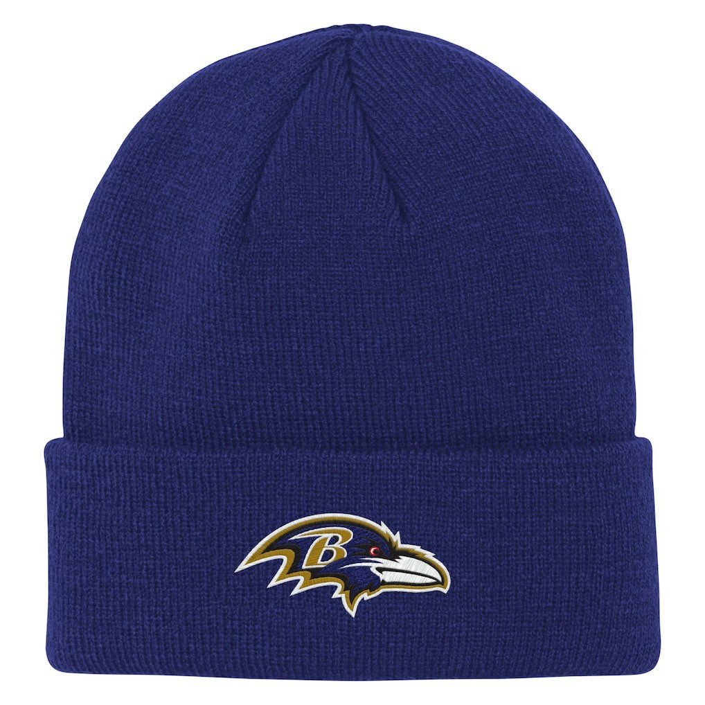 Baltimore Ravens  Outerstuff Youth Team Gradient Cuffed Knit Hat