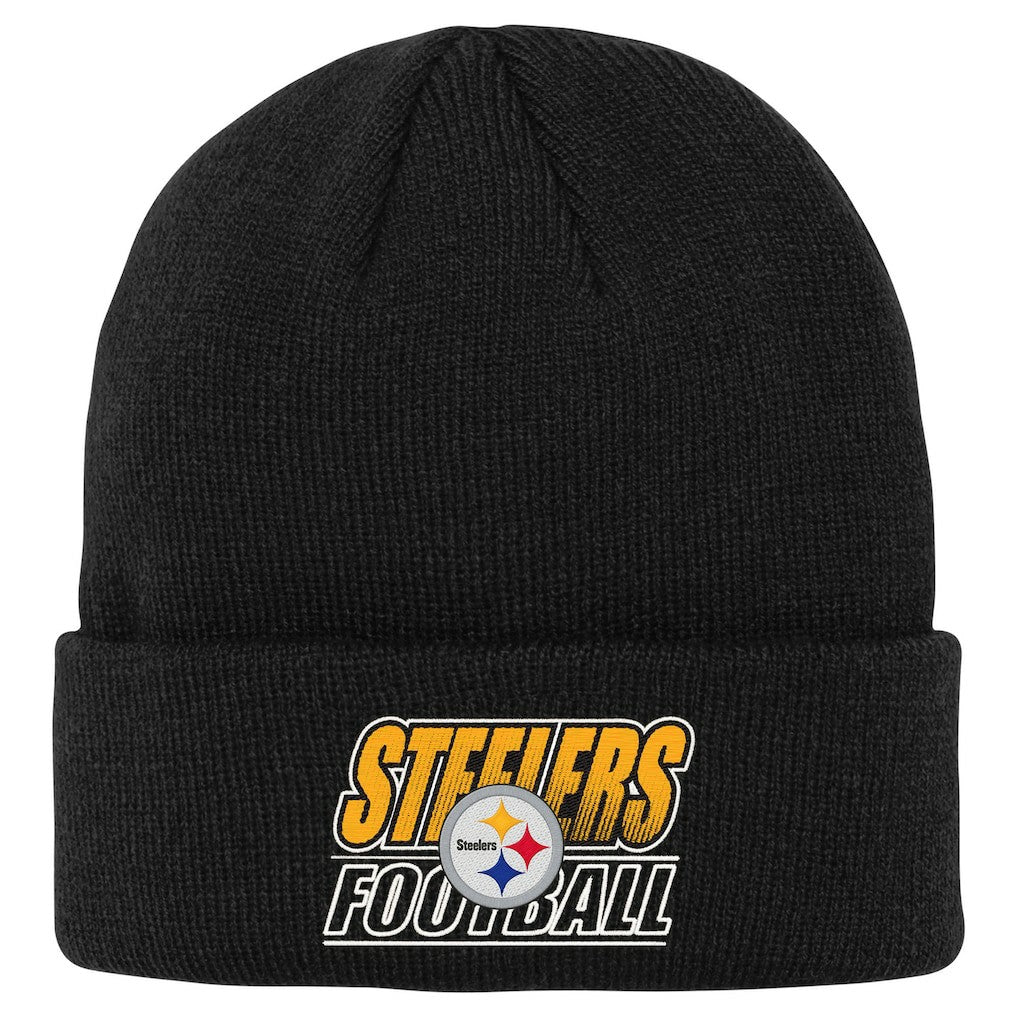 Pittsburgh Steelers  Outerstuff Youth Team Gradient Cuffed Knit Hat