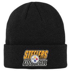 Pittsburgh Steelers  Outerstuff Youth Team Gradient Cuffed Knit Hat