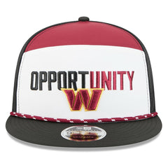 Washington Commanders New Era 2025 Inspire Change Split Panel 9FIFTY Snapback Hat