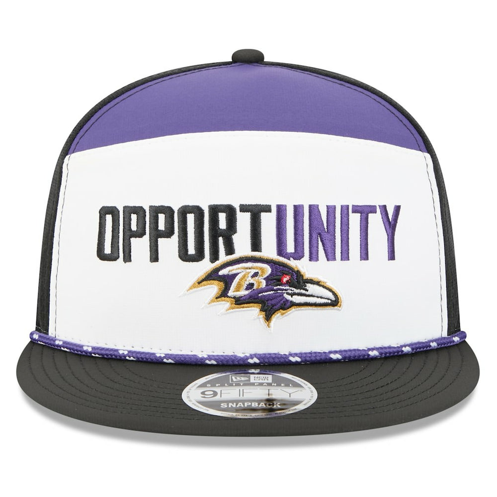 Baltimore Ravens New Era 2025 Inspire Change Split Panel 9FIFTY Snapback Hat