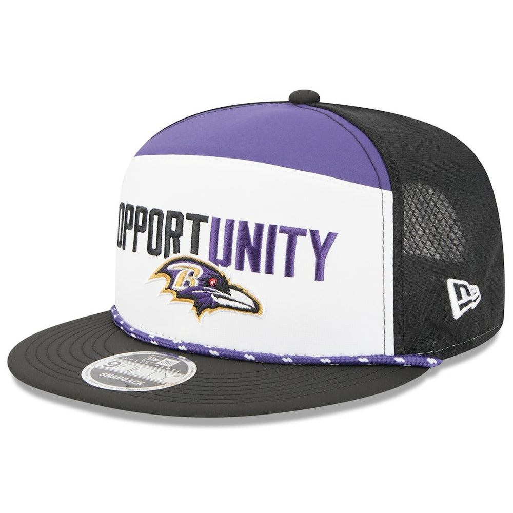 Baltimore Ravens New Era 2025 Inspire Change Split Panel 9FIFTY Snapback Hat
