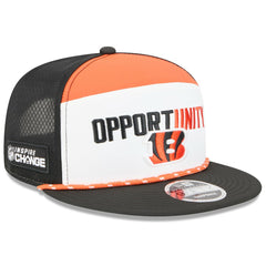 Cincinnati Bengals New Era 2025 Inspire Change Split Panel 9FIFTY Snapback Hat
