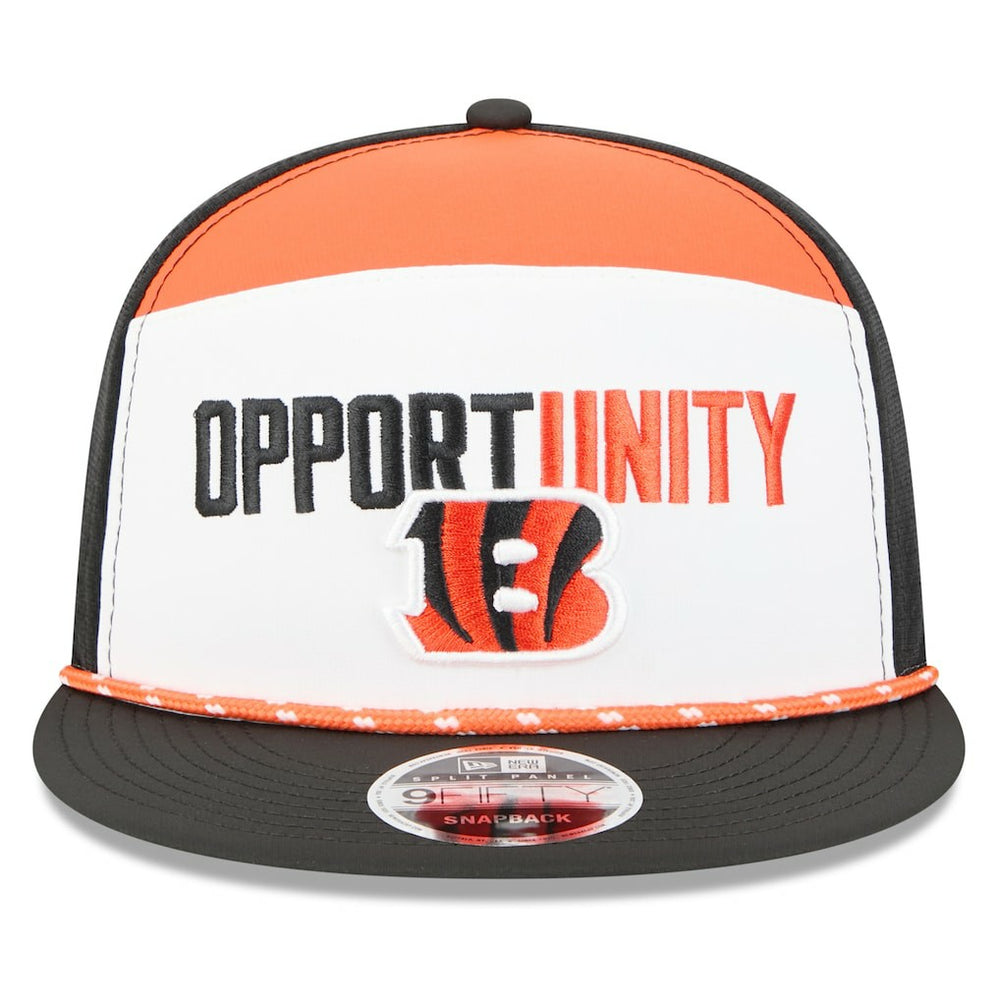 Cincinnati Bengals New Era 2025 Inspire Change Split Panel 9FIFTY Snapback Hat