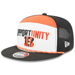 Cincinnati Bengals New Era 2025 Inspire Change Split Panel 9FIFTY Snapback Hat