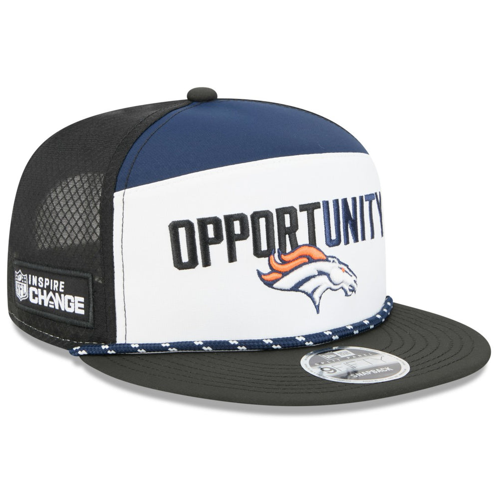 Denver Broncos New Era 2025 Inspire Change Split Panel 9FIFTY Snapback Hat