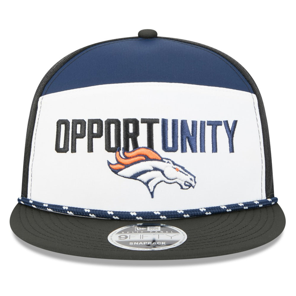 Denver Broncos New Era 2025 Inspire Change Split Panel 9FIFTY Snapback Hat