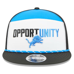 Detroit Lions New Era 2025 Inspire Change Split Panel 9FIFTY Snapback Hat