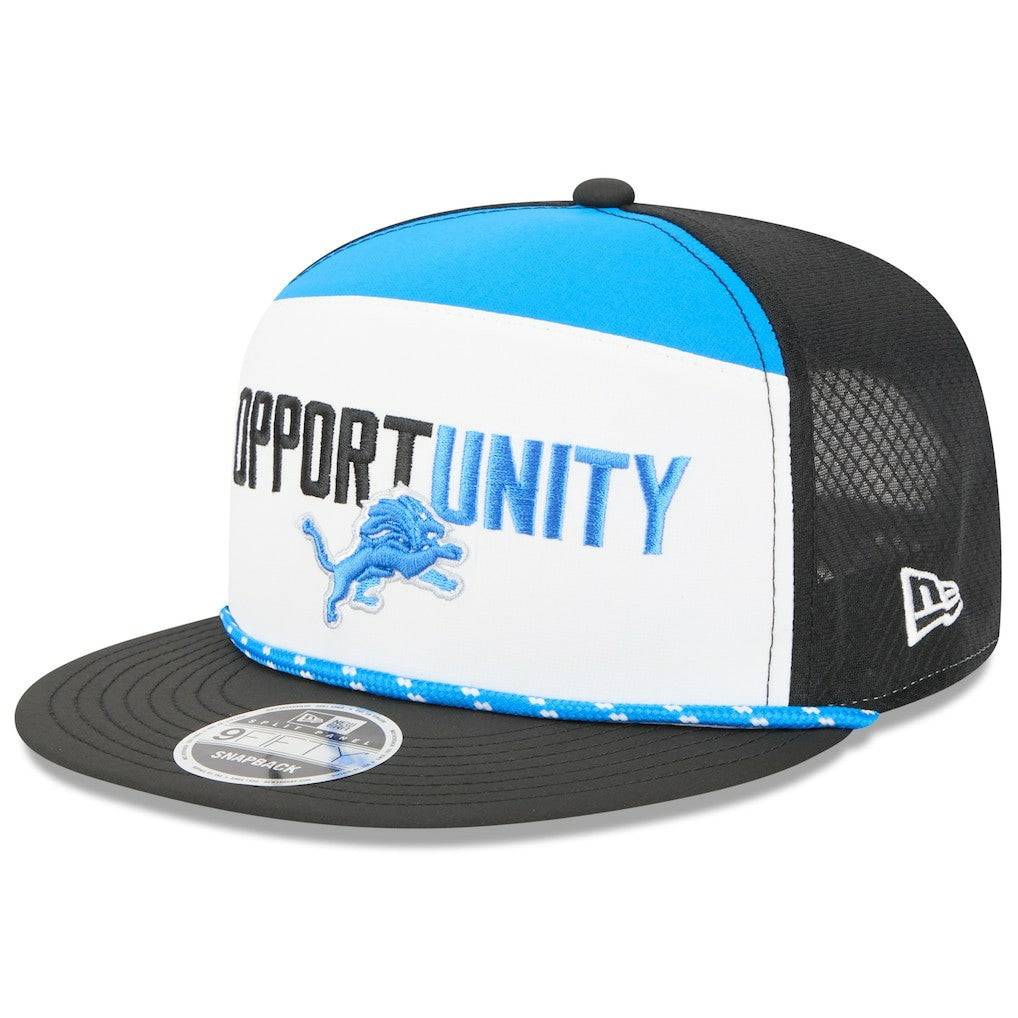 Detroit Lions New Era 2025 Inspire Change Split Panel 9FIFTY Snapback Hat
