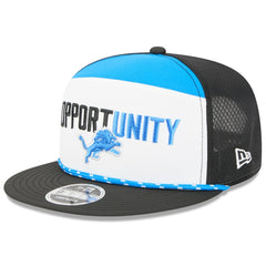 Detroit Lions New Era 2025 Inspire Change Split Panel 9FIFTY Snapback Hat