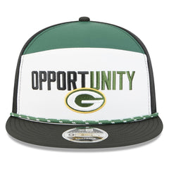 Green Bay Packers New Era 2025 Inspire Change Split Panel 9FIFTY Snapback Hat