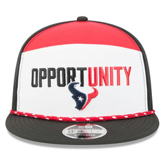 Houston Texans New Era 2025 Inspire Change Split Panel 9FIFTY Snapback Hat