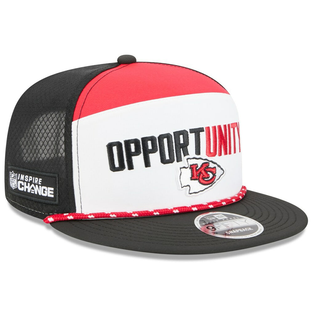 Kansas City Chiefs New Era 2025 Inspire Change Split Panel 9FIFTY Snapback Hat