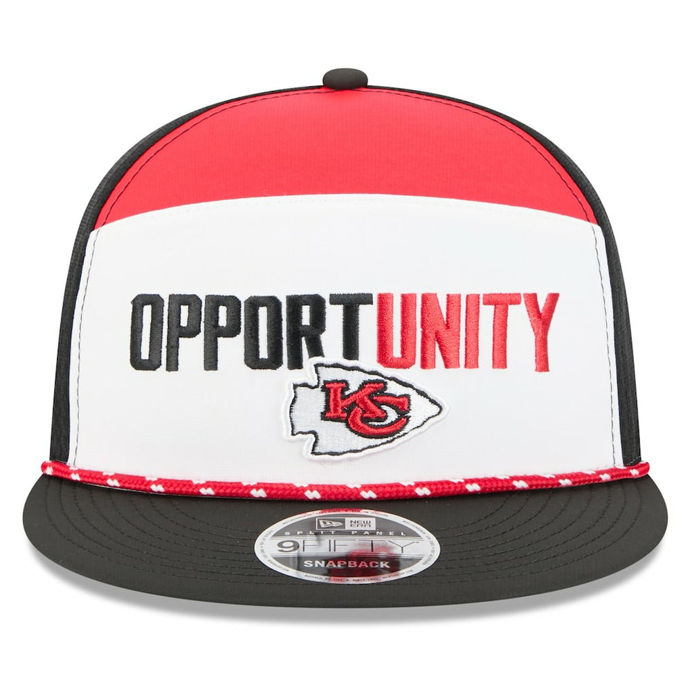 Kansas City Chiefs New Era 2025 Inspire Change Split Panel 9FIFTY Snapback Hat