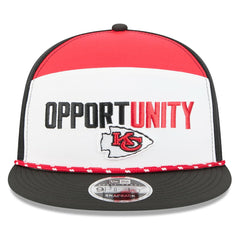 Kansas City Chiefs New Era 2025 Inspire Change Split Panel 9FIFTY Snapback Hat