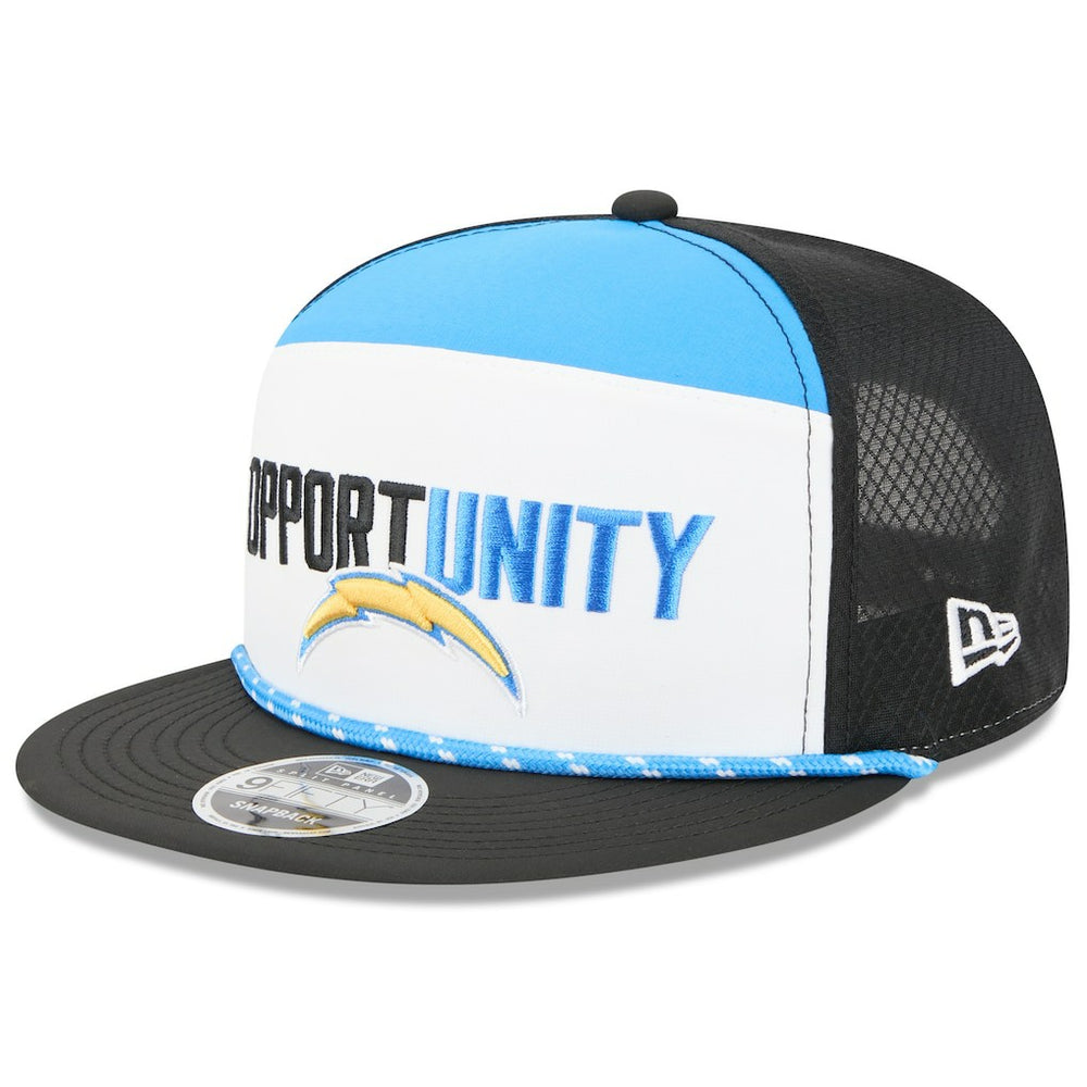 Los Angeles Chargers New Era 2025 Inspire Change Split Panel 9FIFTY Snapback Hat
