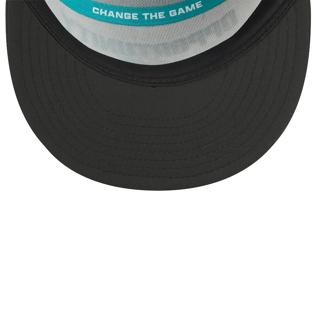 Miami Dolphins New Era 2025 Inspire Change Split Panel 9FIFTY Snapback Hat