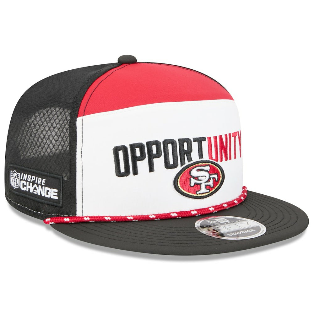 San Francisco 49ers New Era 2025 Inspire Change Split Panel 9FIFTY Snapback Hat