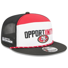 San Francisco 49ers New Era 2025 Inspire Change Split Panel 9FIFTY Snapback Hat