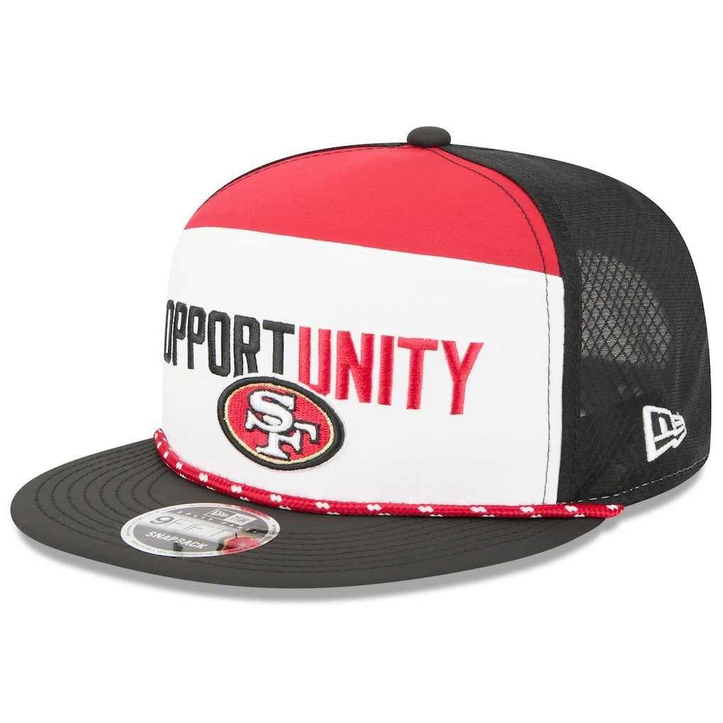 San Francisco 49ers New Era 2025 Inspire Change Split Panel 9FIFTY Snapback Hat
