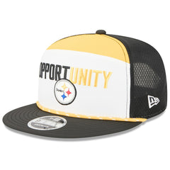 Pittsburgh Steelers New Era 2025 Inspire Change Split Panel 9FIFTY Snapback Hat