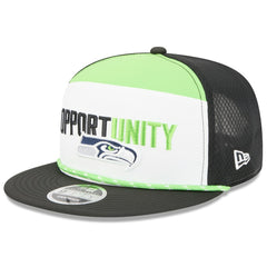Seattle Seahawks New Era 2025 Inspire Change Split Panel 9FIFTY Snapback Hat