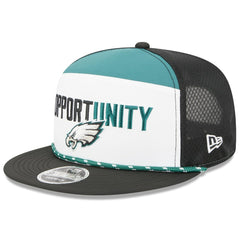 Philadelphia Eagles New Era 2025 Inspire Change Split Panel 9FIFTY Snapback Hat