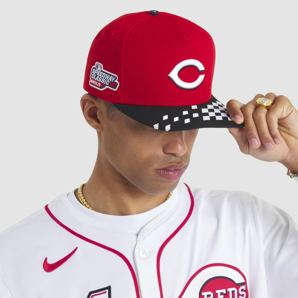 Cincinnati Reds New Era 2025 MLB Speedway Classic A-Frame 59FIFTY Fitted Hat | MLB Shop