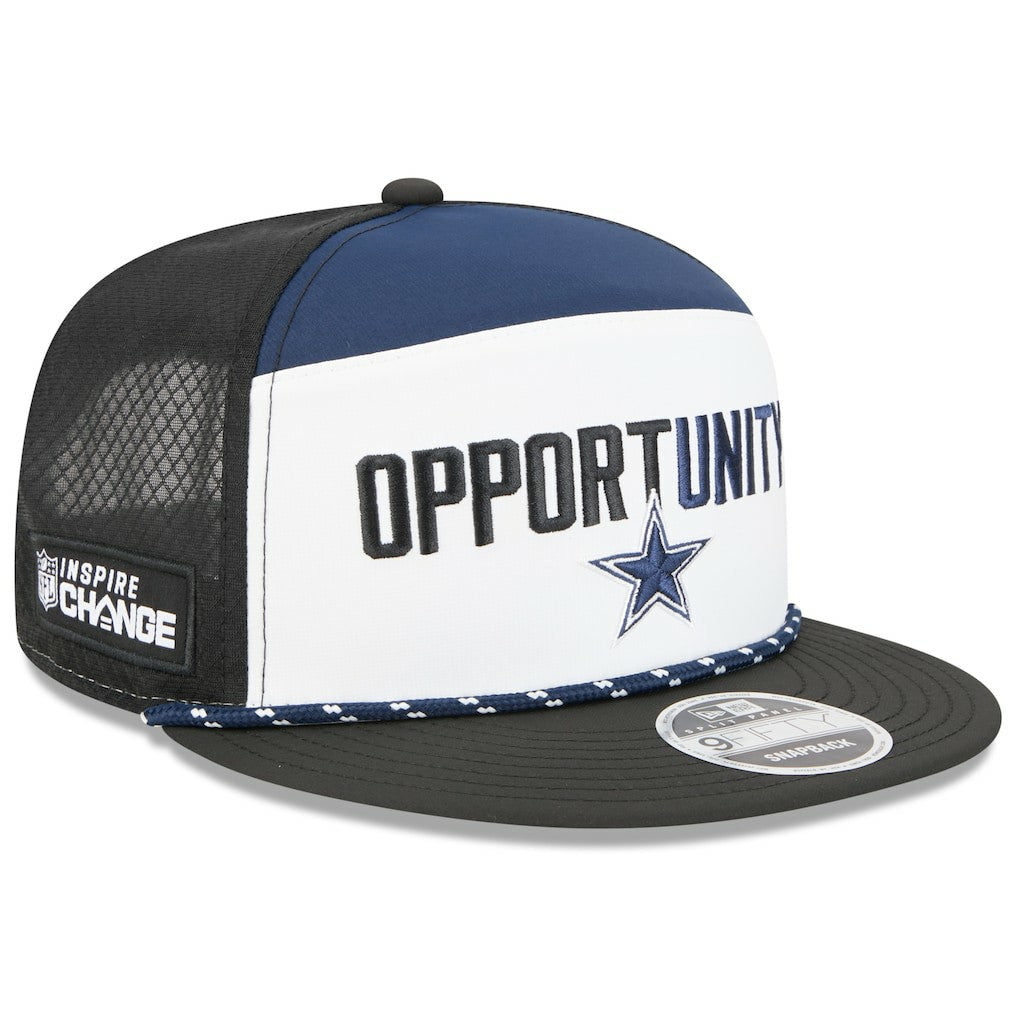 Dallas Cowboys New Era 2025 Inspire Change Split Panel 9FIFTY Snapback Hat